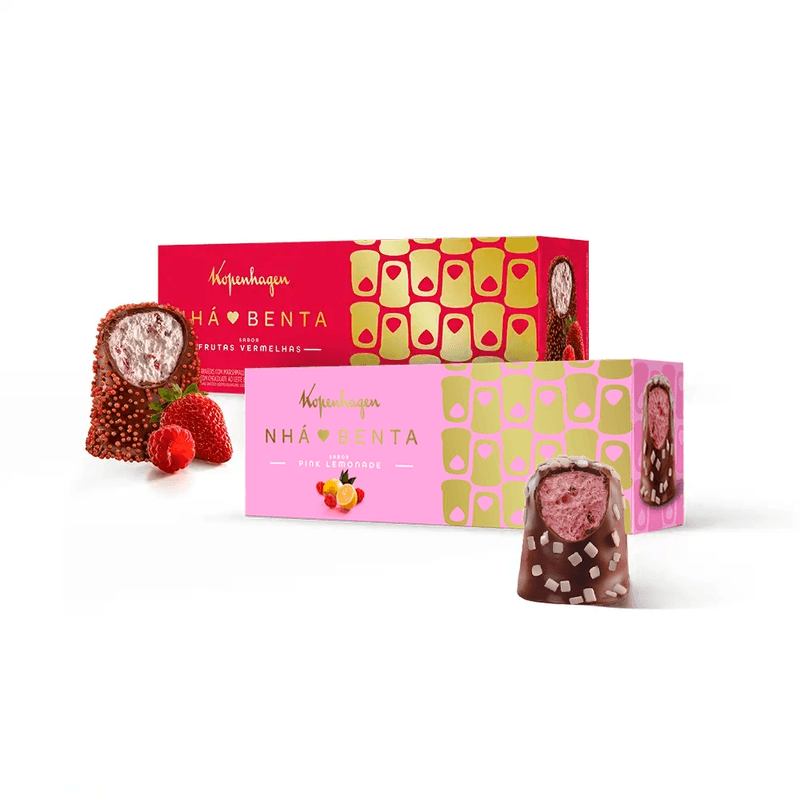 Combo Nha Benta Frutas Vermelhas e Pink Lemonade 90g