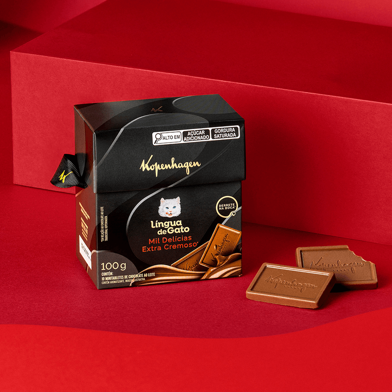 Mil Delicias Lingua de Gato Extra Cremoso 100G