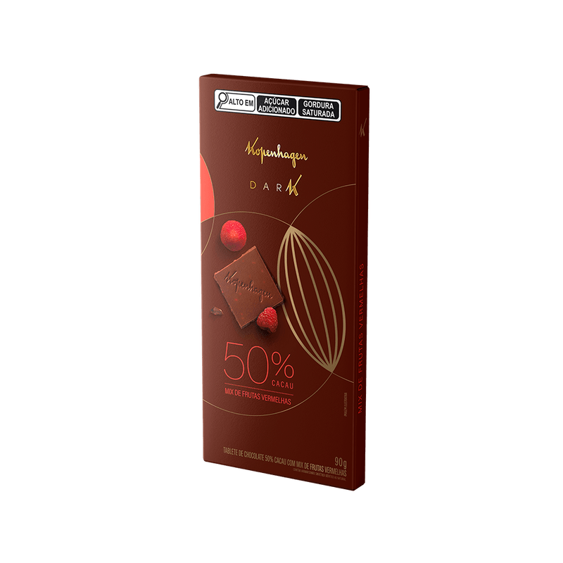 Tablete 50- Amargo Frutas Vermelhas 90G